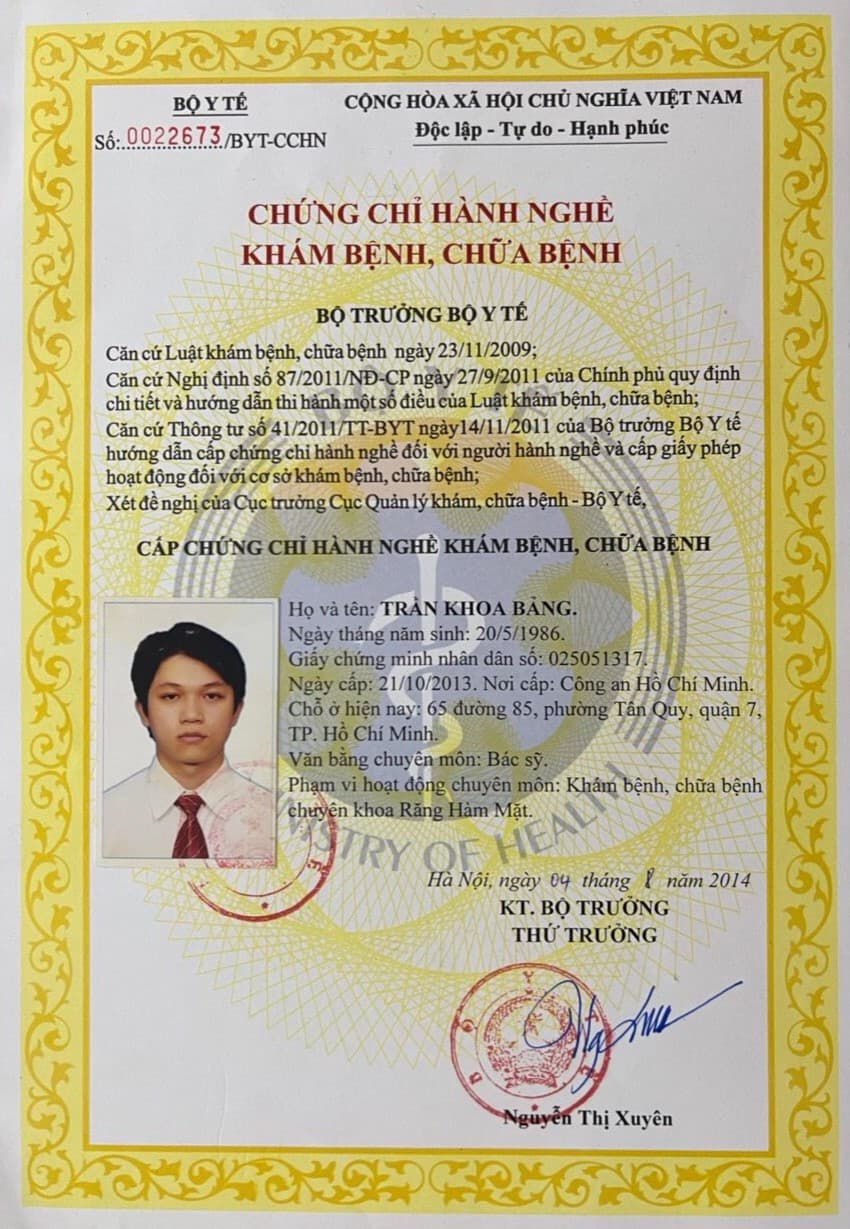 Chứng chỉ hành nghề khám bệnh, chữa bệnh