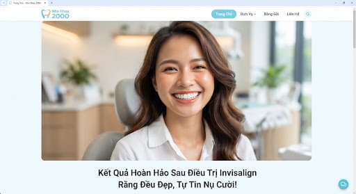 Nụ cười tự nhiên và rạng ngời
